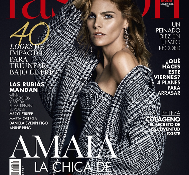 Valero Rioja Photography cover Amaia Salamanca Fashion Magazine